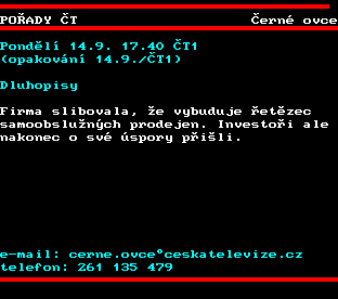 Teletext ČT, strana 368