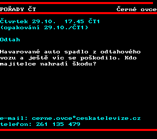 Teletext ČT, strana 368