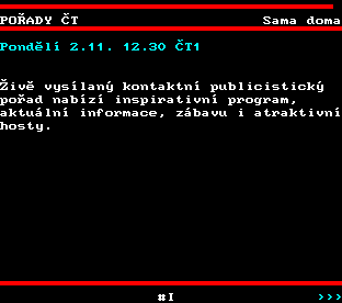 Teletext ČT, strana 370