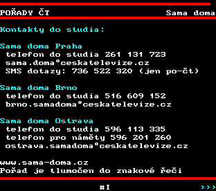 Teletext ČT, strana 370