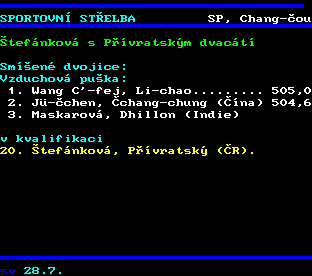 Teletext ČT, strana 401