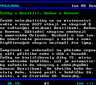 Teletext ČT, strana 405