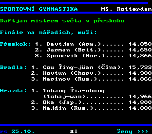 Teletext ČT, strana 405