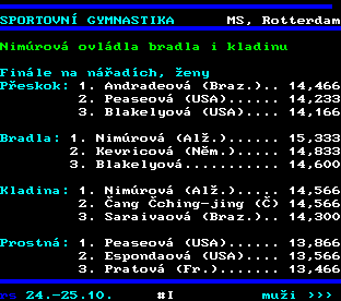 Teletext ČT, strana 405