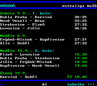 Teletext ČT, strana 461