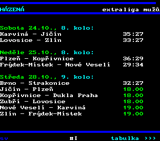 Teletext ČT, strana 461