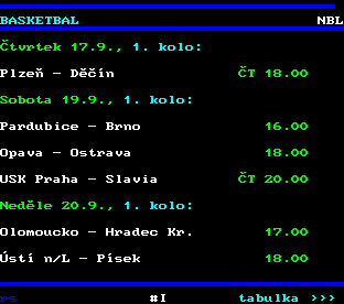 Teletext ČT, strana 464