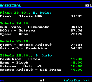 Teletext ČT, strana 464