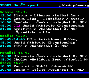 Teletext ČT, strana 499