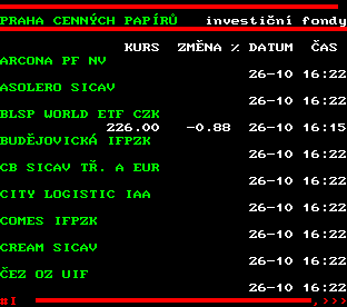 Teletext ČT, strana 509