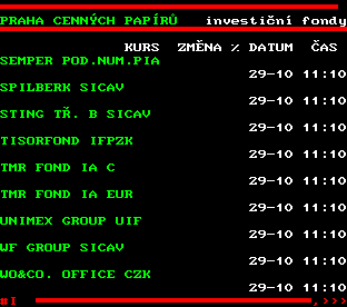 Teletext ČT, strana 509