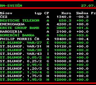 Teletext ČT, strana 551
