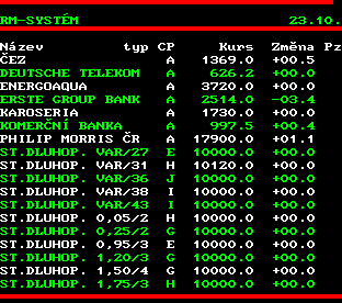 Teletext ČT, strana 551