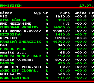 Teletext ČT, strana 551