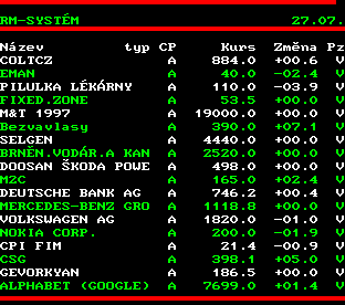 Teletext ČT, strana 551