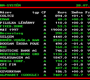Teletext ČT, strana 551