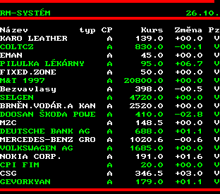 Teletext ČT, strana 551
