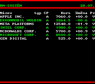 Teletext ČT, strana 551