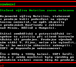 Teletext ČT, strana 585