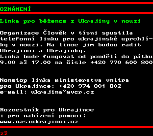 Teletext ČT, strana 588