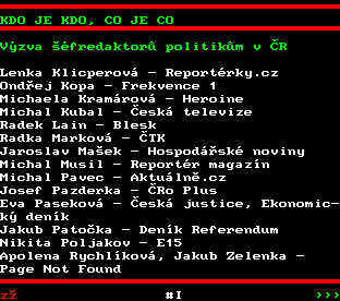 Teletext ČT, strana 595