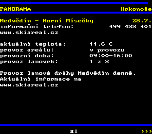 Teletext ČT, strana 684