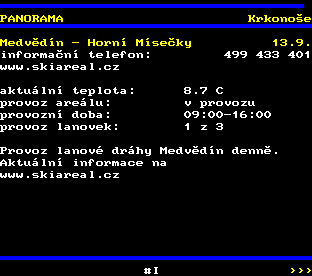 Teletext ČT, strana 684