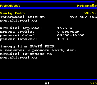 Teletext ČT, strana 684