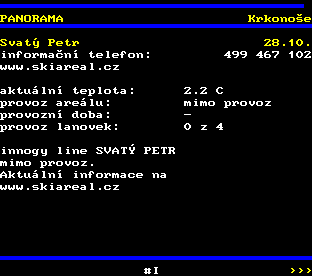 Teletext ČT, strana 684