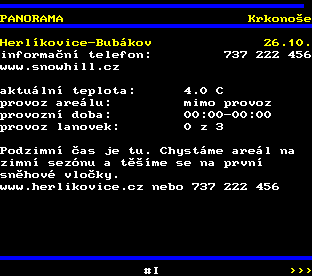 Teletext ČT, strana 684