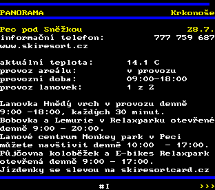 Teletext ČT, strana 685