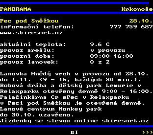 Teletext ČT, strana 685