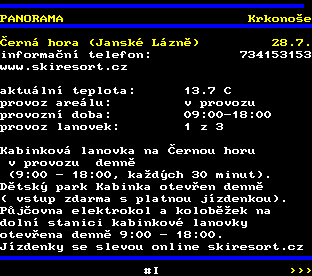 Teletext ČT, strana 685
