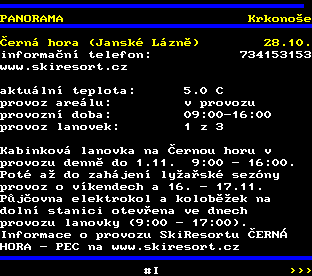 Teletext ČT, strana 685