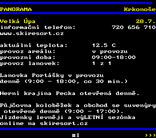 Teletext ČT, strana 685