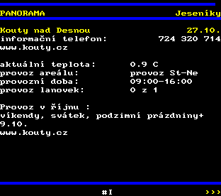 Teletext ČT, strana 688