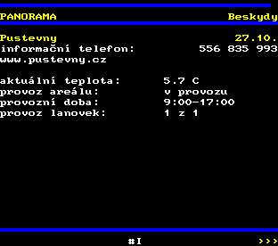 Teletext ČT, strana 689