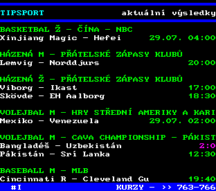 Teletext ČT, strana 760