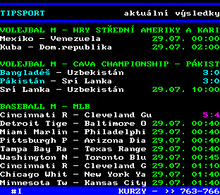 Teletext ČT, strana 760