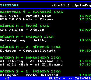 Teletext ČT, strana 760