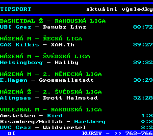 Teletext ČT, strana 760