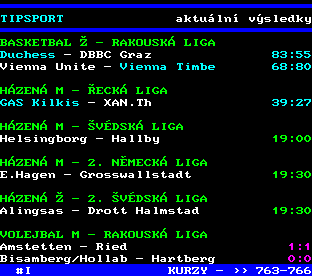 Teletext ČT, strana 760