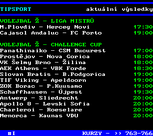 Teletext ČT, strana 760