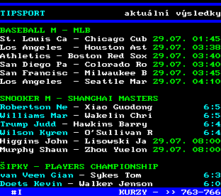Teletext ČT, strana 760