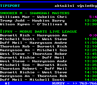 Teletext ČT, strana 760