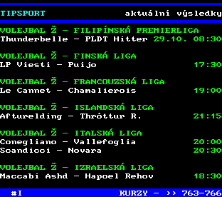 Teletext ČT, strana 760