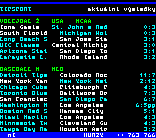 Teletext ČT, strana 760