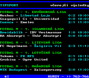 Teletext ČT, strana 761