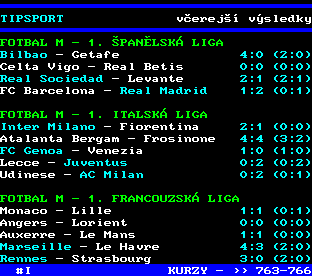Teletext ČT, strana 761