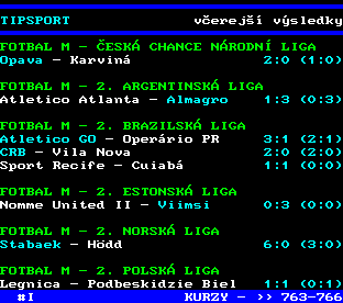 Teletext ČT, strana 761